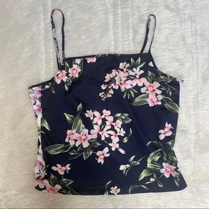 VICTORIA’S SECRET Womens Blue Spaghetti Strap One Piece Camisole Top Size Large